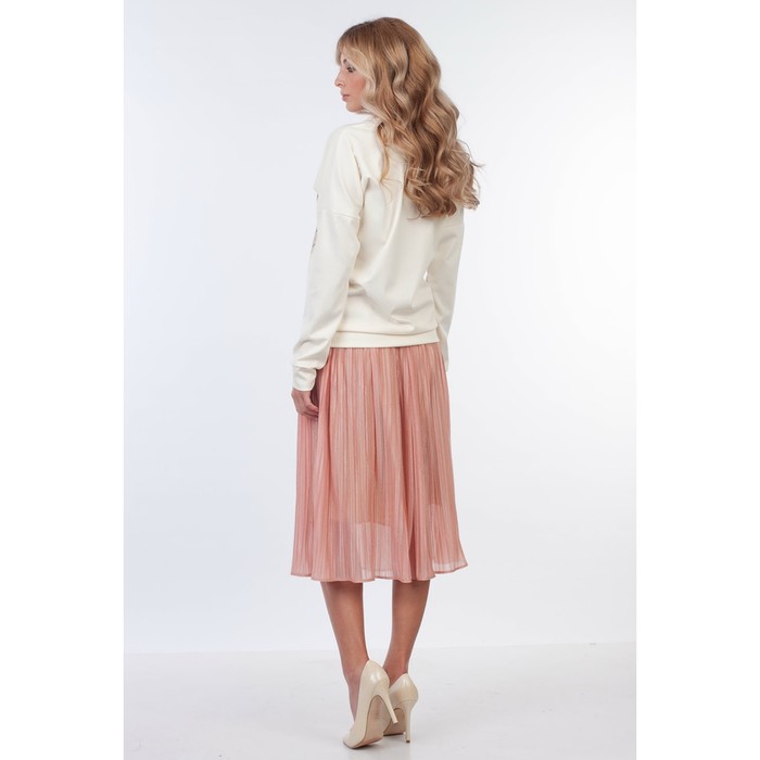 Юбка женская, размер 48, цвет пудра