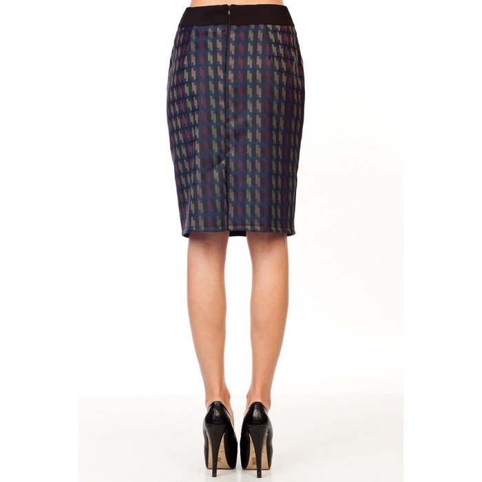 Юбка женская, размер 48, цвет синий