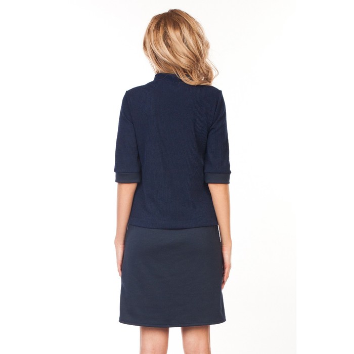 Платье женское, размер 48, цвет синий