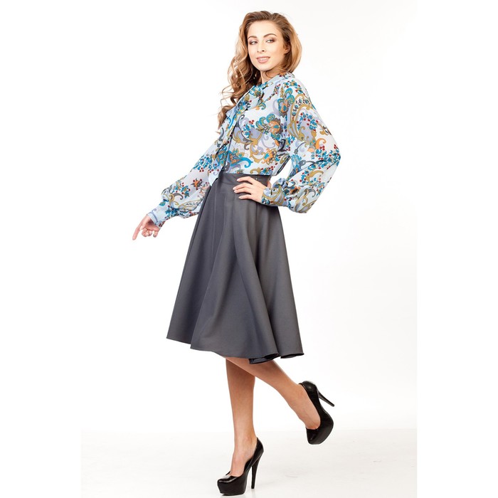 Блузка женская, размер 50, цвет голубой