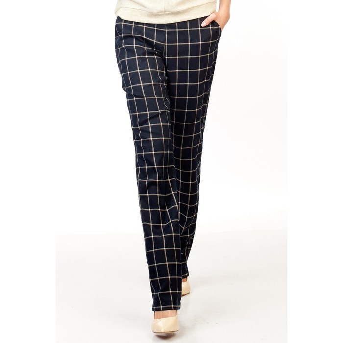 Брюки женские, размер 44, цвет синий