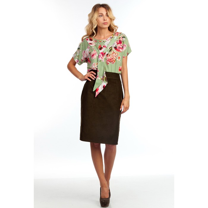 Юбка женская, размер 44, цвет хаки