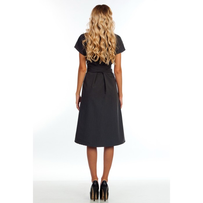 Платье женское, размер 44, цвет серый