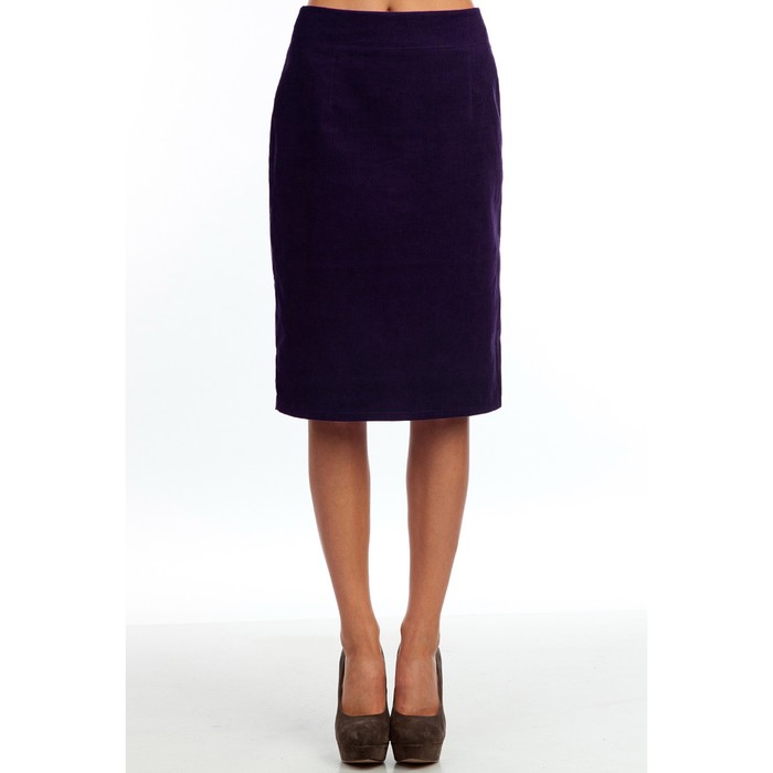 Юбка женская, размер 52, цвет фиолетовый