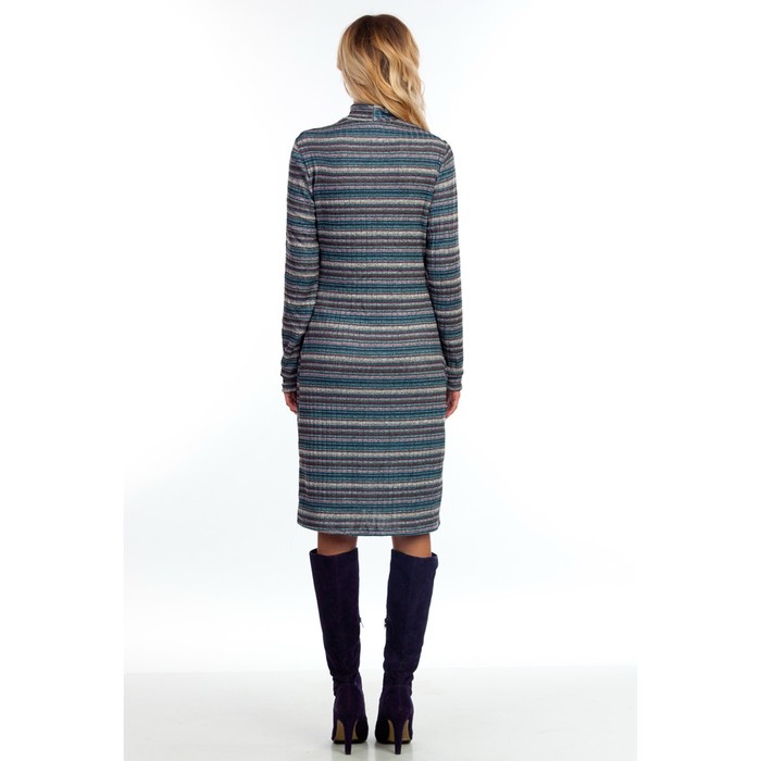 Платье женское, размер 44, цвет коричневый