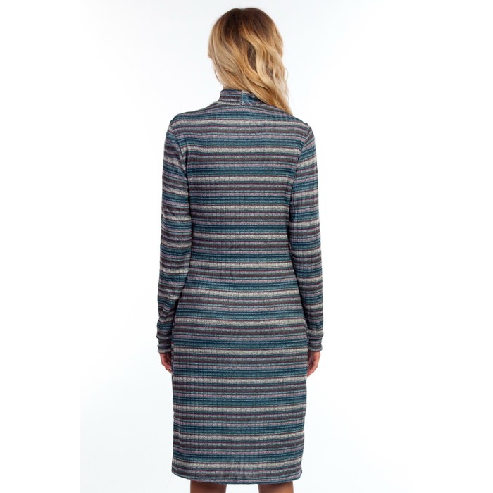 Платье женское, размер 52, цвет коричневый