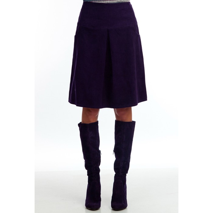 Юбка женская, размер 48, цвет фиолетовый