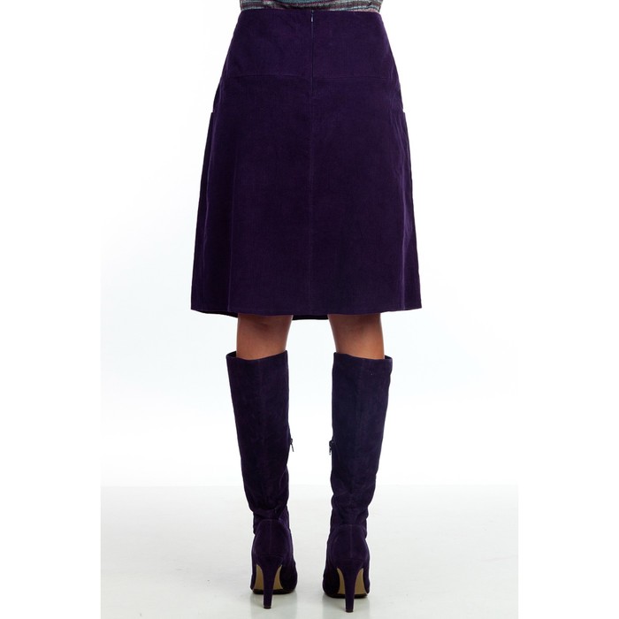 Юбка женская, размер 52, цвет фиолетовый
