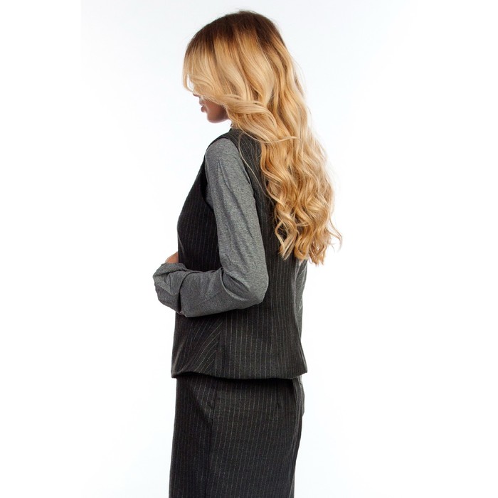 Жилет женский, размер 48, цвет серый