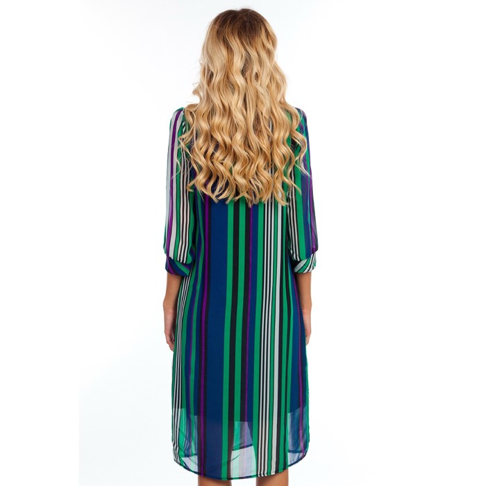 Платье женское, размер 44, цвет синий