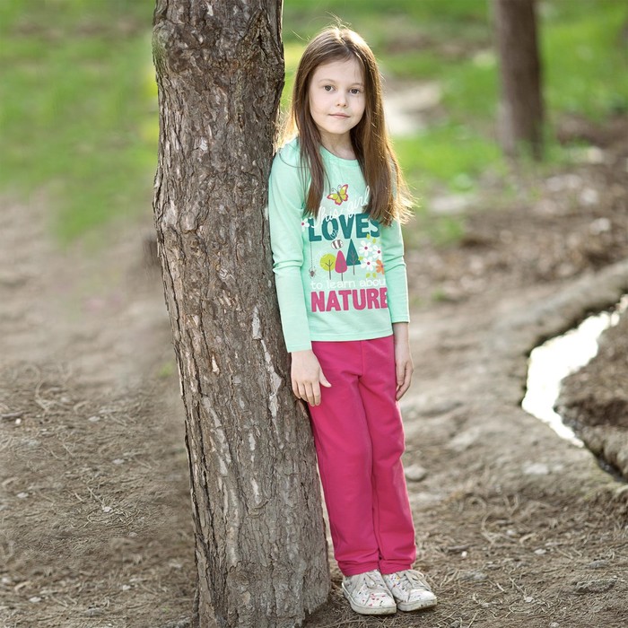 Брюки для девочки, рост 134-140 см