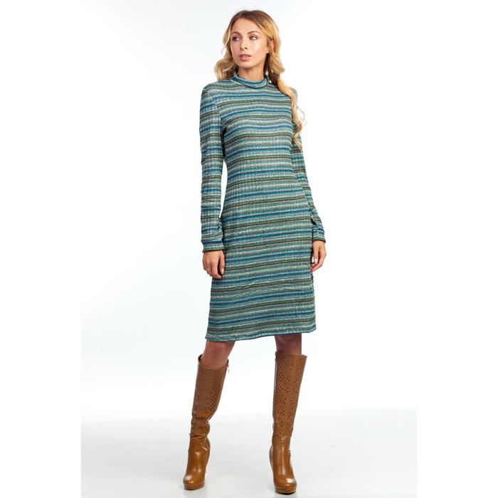 Платье женское, размер 48, цвет разноцветный