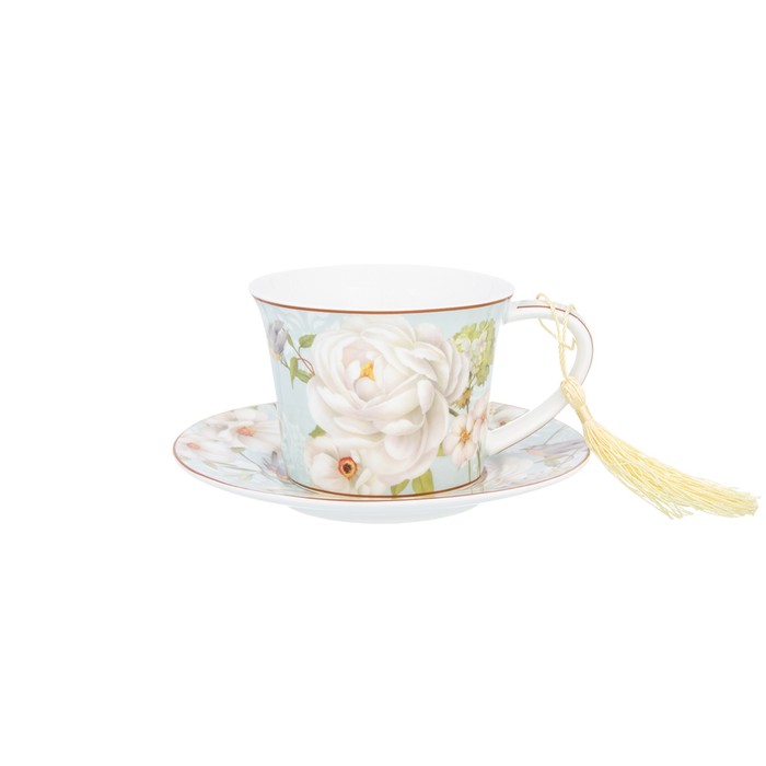 Чайная пара "Дикая роза" 270 мл, в подарочной упаковке