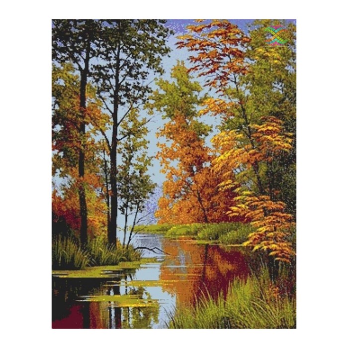 Картина стразами "Золотая осень"