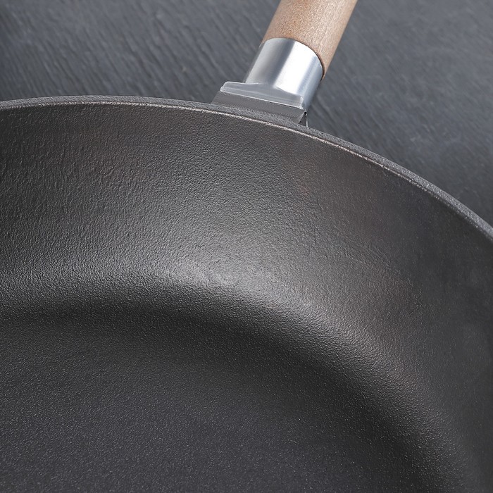 Сковорода чугунная д.280 со съемной ручк. без крышки