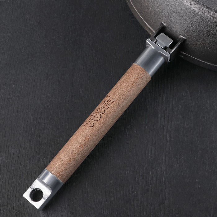 Сковорода чугунная д.280 со съемной ручк. без крышки