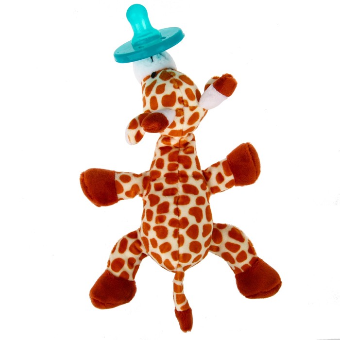 Прорезыватель-соска с игрушкой «Жирафик»