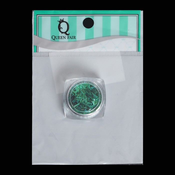 Стружка для ногтей, цвет зелёный