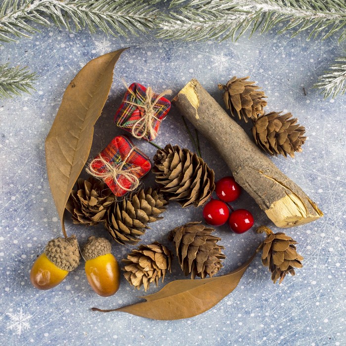 Набор новогоднего декора "Волшебная полянка"