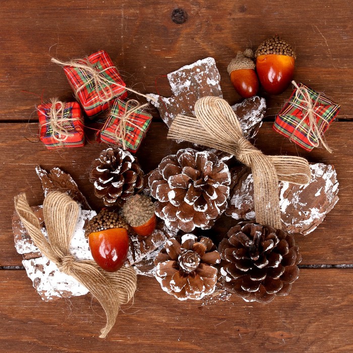 Набор новогоднего декора "Лесные дары"