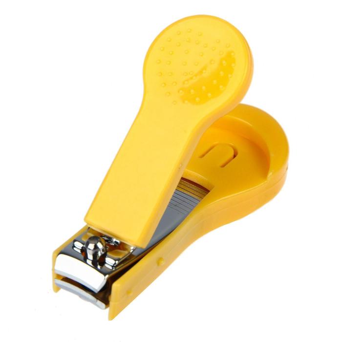 Книпсер маникюрный детский, с колпачком, от 0 мес., цвет жёлтый