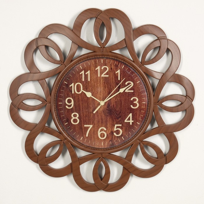 Часы настенные, серия Лес, темные, заветушки 40*40см