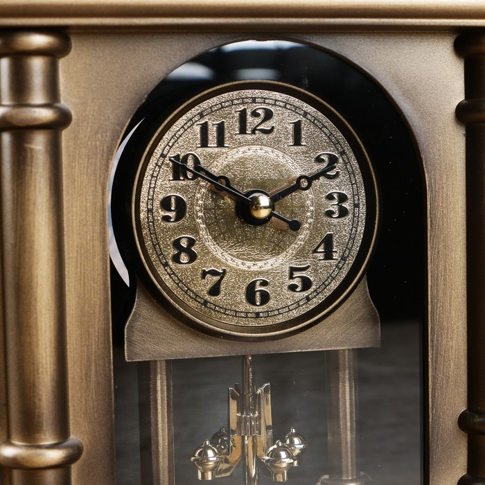 Часы каминные Классические с крышей 19,5*7*14,5