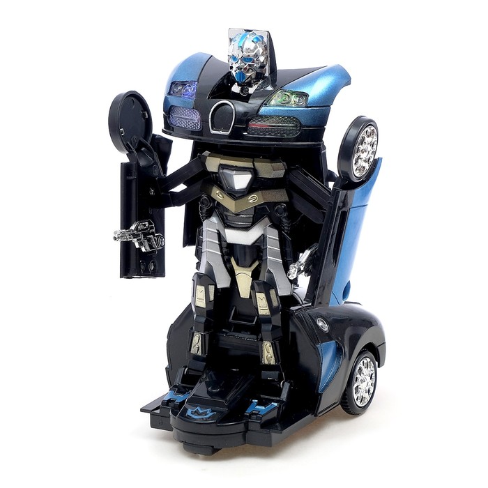 Робот-трансформер радиоуправляемый «Гонщик», световые и звуковые эффекты