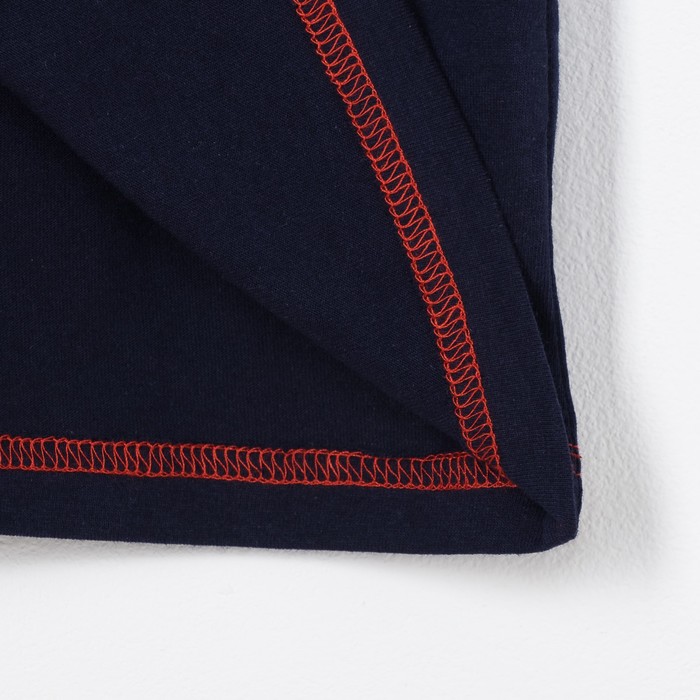 Футболка для мальчика 1-1п, цвет синий, рост 122 см