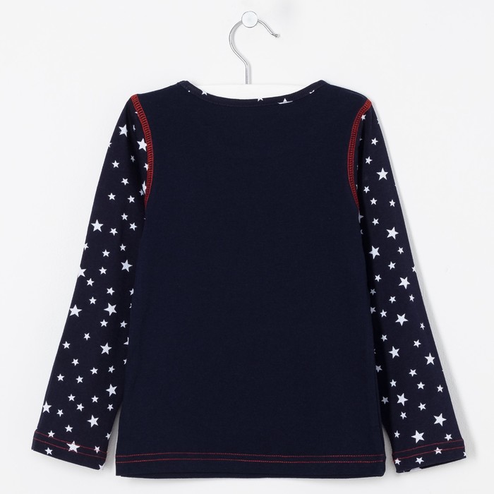 Футболка для мальчика 2-1п, цвет синий, рост 98 см