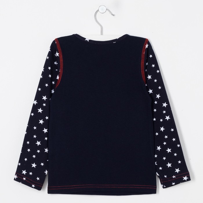 Футболка для мальчика 3-1п, цвет синий, рост 104 см