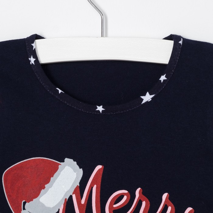 Футболка для мальчика 3-1п, цвет синий, рост 128 см