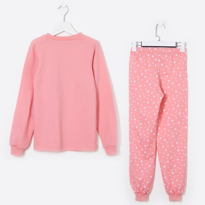 Пижама для девочки 1-1п, цвет розовый, рост 110 см