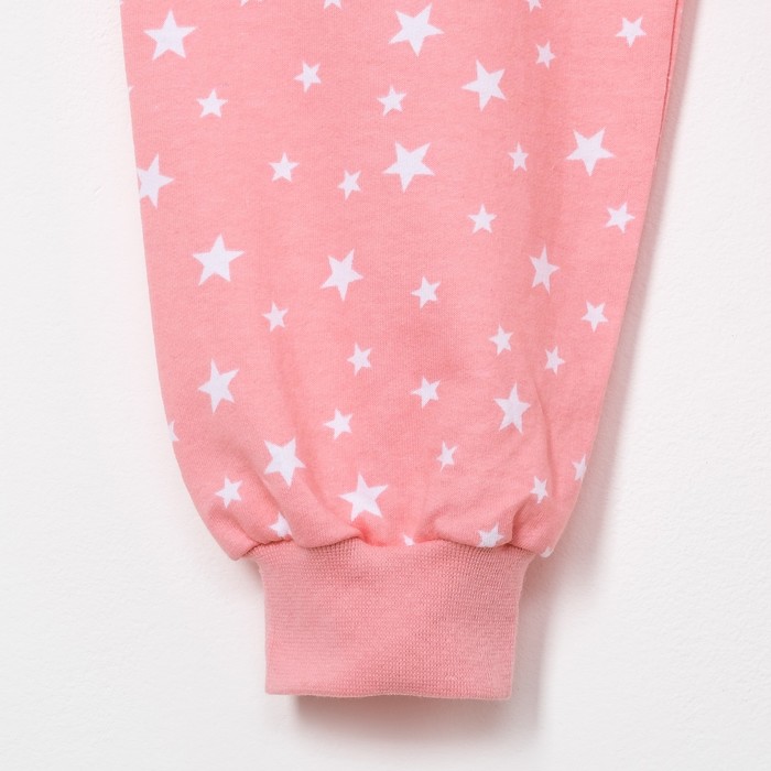 Пижама для девочки 1-1п, цвет розовый, рост 134 см