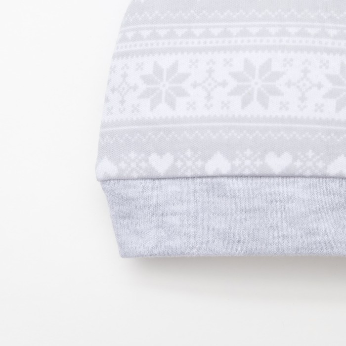 Чепчик (шапочка) "Зимние мотивы", размер 44, 100% хл