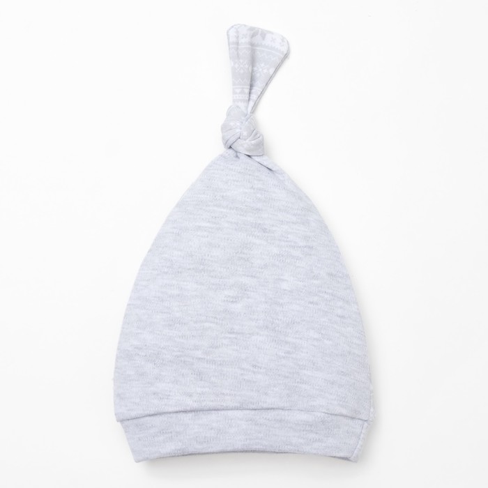 Чепчик (шапочка) "Зимние мотивы", размер 44, 100% хл