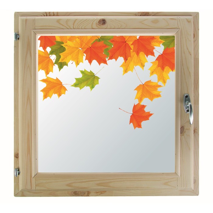 Окно 50х70 см, "Декор 7", двойной стеклопакет, хвоя, "Добропаровъ"