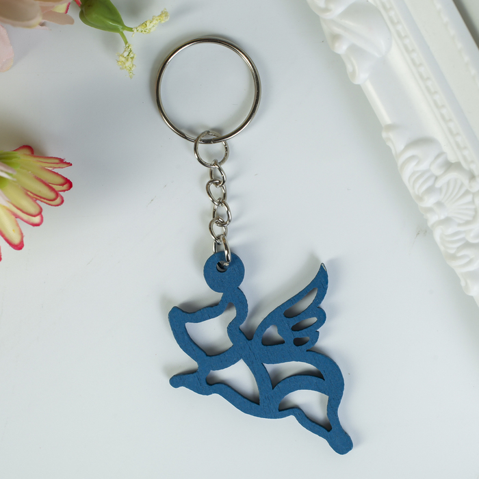 Брелок дерево "Поросёнок с крыльями" 3,5х4,4 см