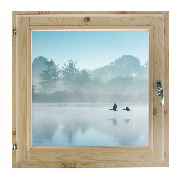 Окно 60х70 см, "Декор 12", двойной стеклопакет, уплотнитель, хвоя, "Добропаровъ"