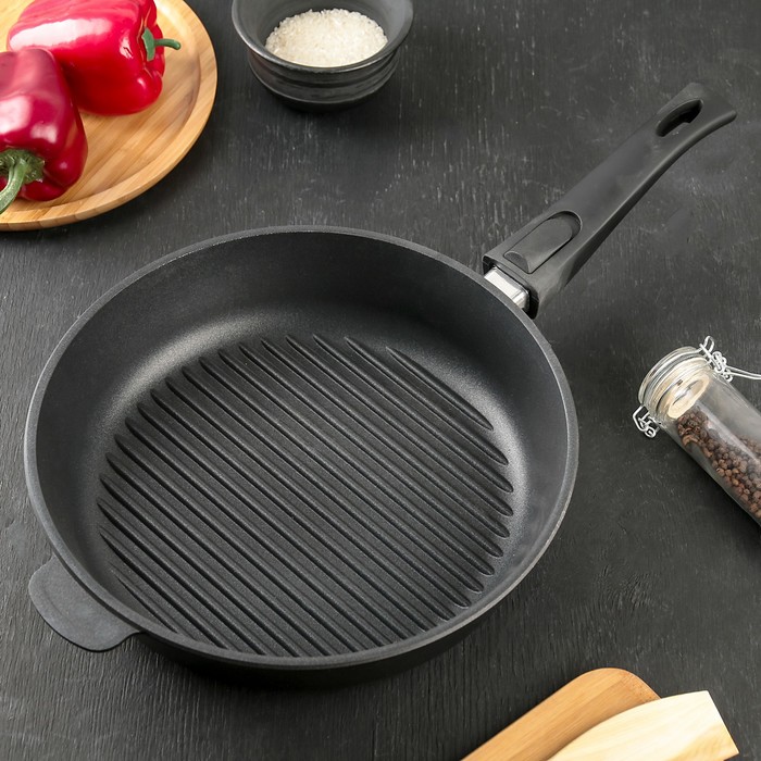 Сковорода-гриль Классик 28х7 см съемн.ручка