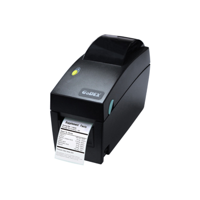 Термопринтер GODEX DT-2X, 203 dpi, ширина 2", и/ф USB+RS232+Ethernet