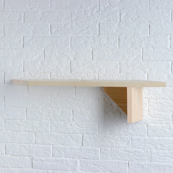 Полка "Островок" из СОСНЫ, 70х140х20см