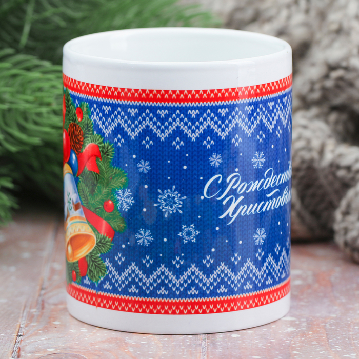 Кружка с сублимацией «Колокольчики», 300 мл