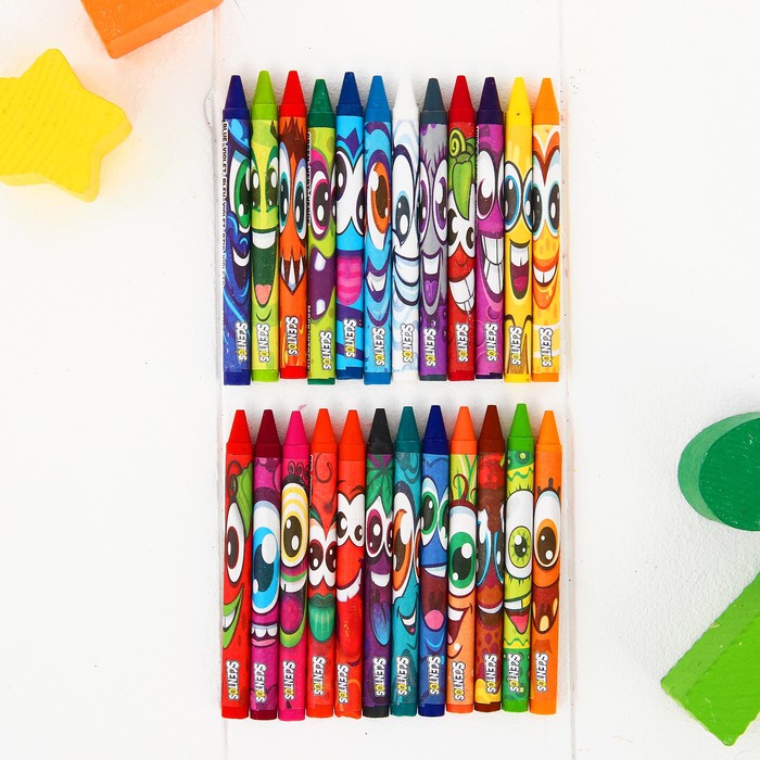 Набор ароматизированных восковых мелков, 24 шт.