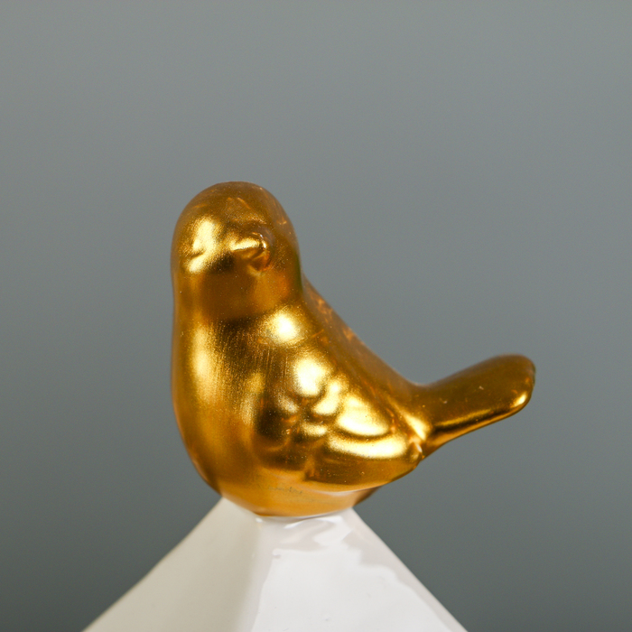 Подсвечник керамика на 1 свечу "Птичка на домике" МИКС 23,5х8,8х8,8 см