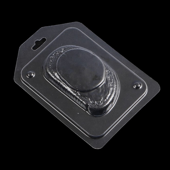 Пластиковая форма для мыла "Бутерброд с колбасой" 9 см