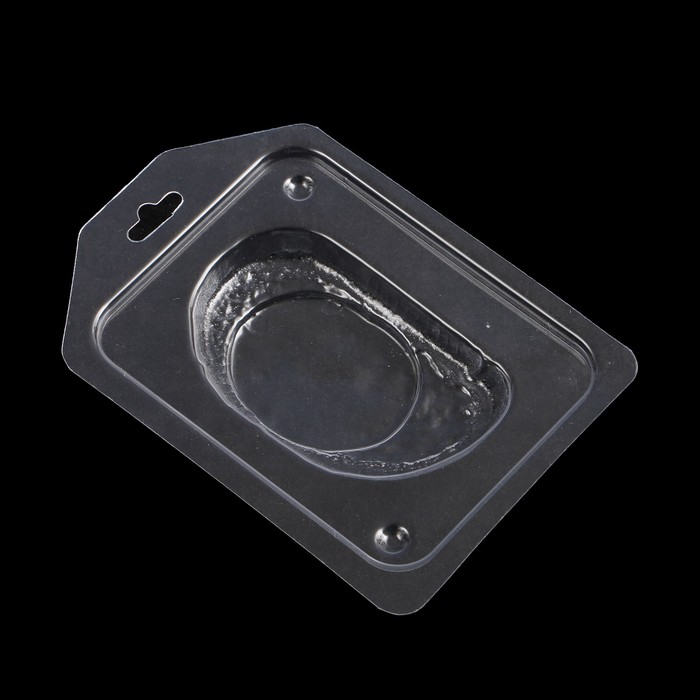 Пластиковая форма для мыла "Бутерброд с колбасой" 9 см