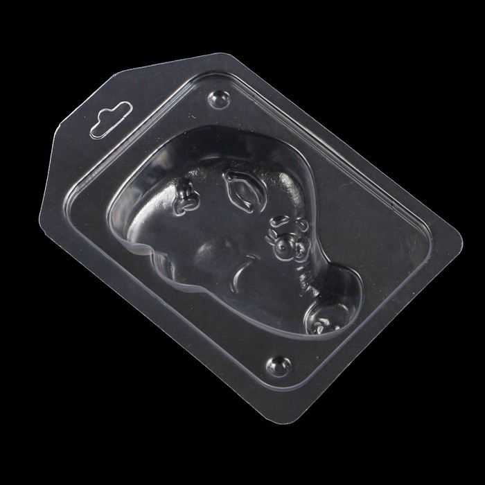 Пластиковая форма для мыла "Хрюшка" 10х7 см