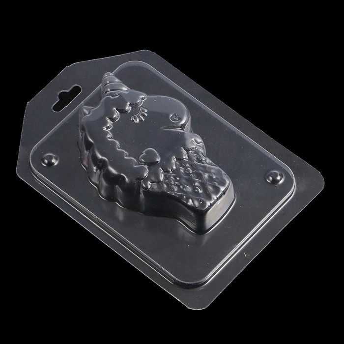 Пластиковая форма для мыла "Единорог мороженка" 9,5х6 см