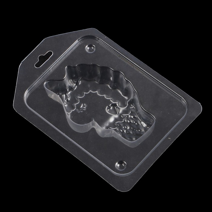 Пластиковая форма для мыла "Единорог мороженка" 9,5х6 см